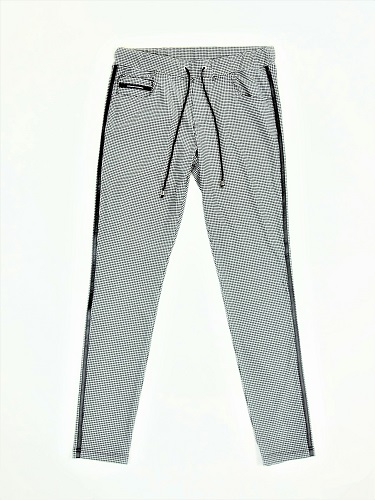 RESOUND CLOTHING　千鳥格子ラインパンツ(黒)　BASIC-ST-008K-CH