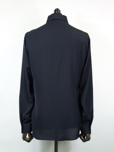 SOS TE NUTO(ソスタヌート)　オパールレイヤードシャツ(黒)　2326F12